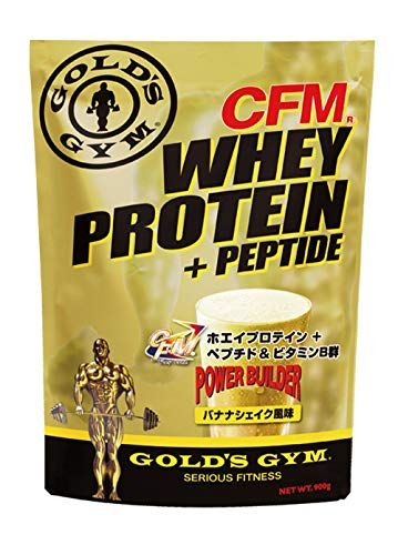 ゴールドジム CFMホエイプロテイン バナナシェイク風味の商品画像